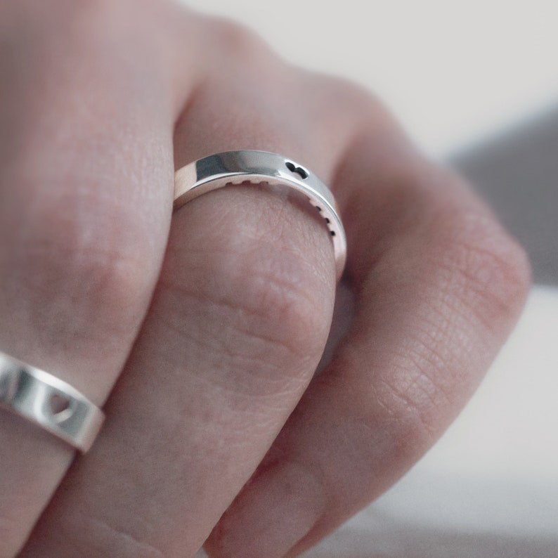 Personalized Promise Ring for Her Initial Ring Custom Letter Etsy UK