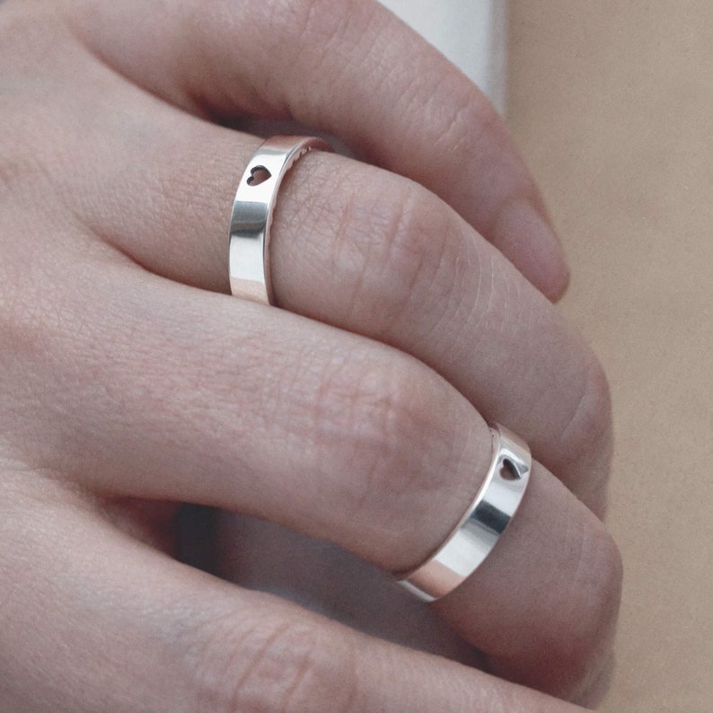 Personalized Promise Ring for Her Initial Ring Custom Letter Etsy UK