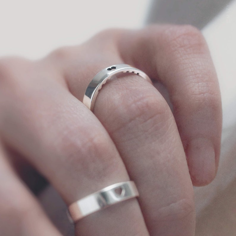 Personalized Promise Ring for Her Initial Ring Custom Letter Etsy UK