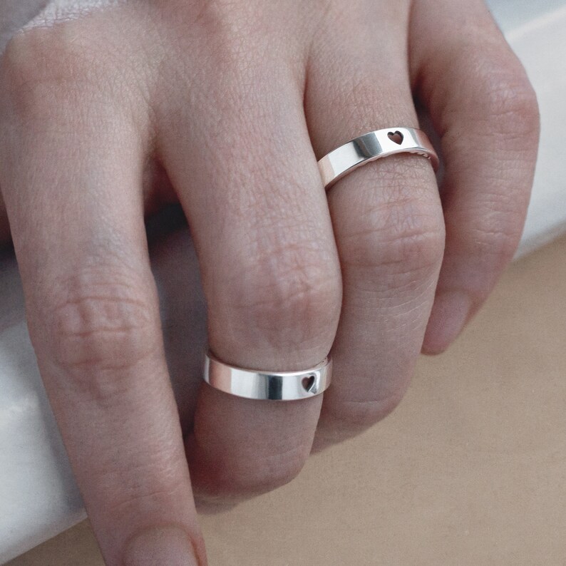 Personalized Promise Ring for Her Initial Ring Custom Letter Etsy