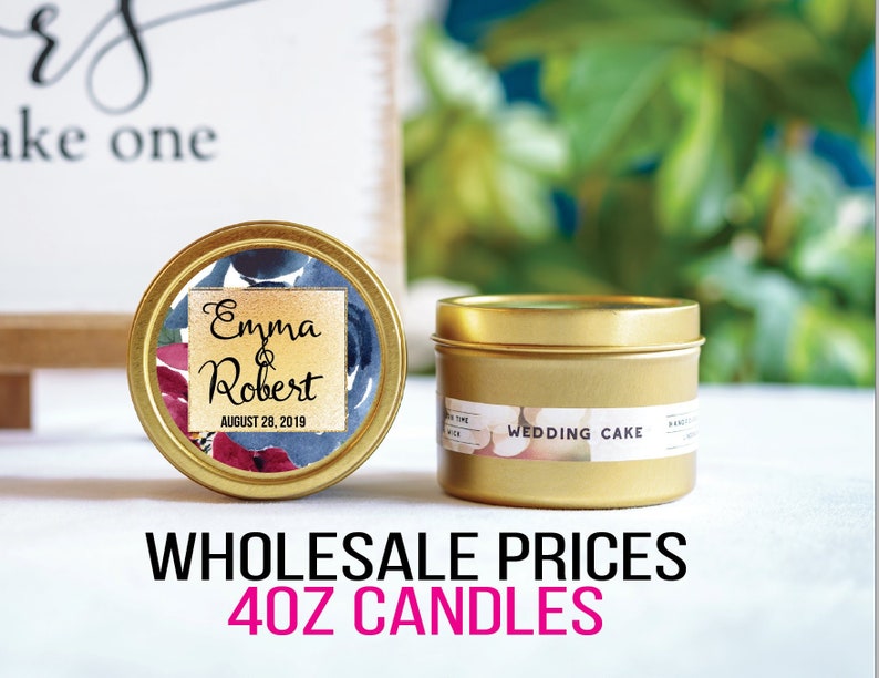 Wholesale Candle Wedding Favors for Guests