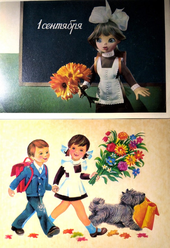 1 September Schule Wissen Tag Kinder Postkarte Kinder Etsy