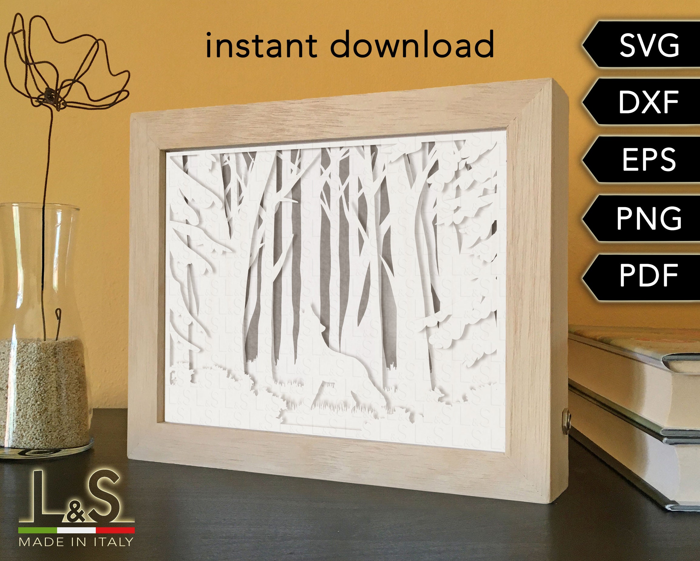 Free Free 3D Layered Wolf Svg 145 SVG PNG EPS DXF File