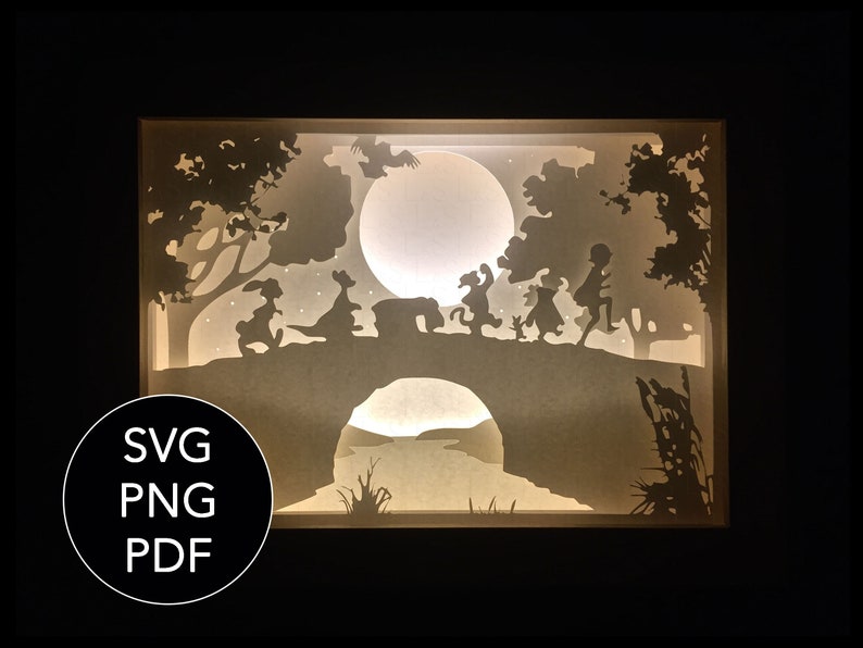 Shadow Box Template SVG - Free SVG Cut Files