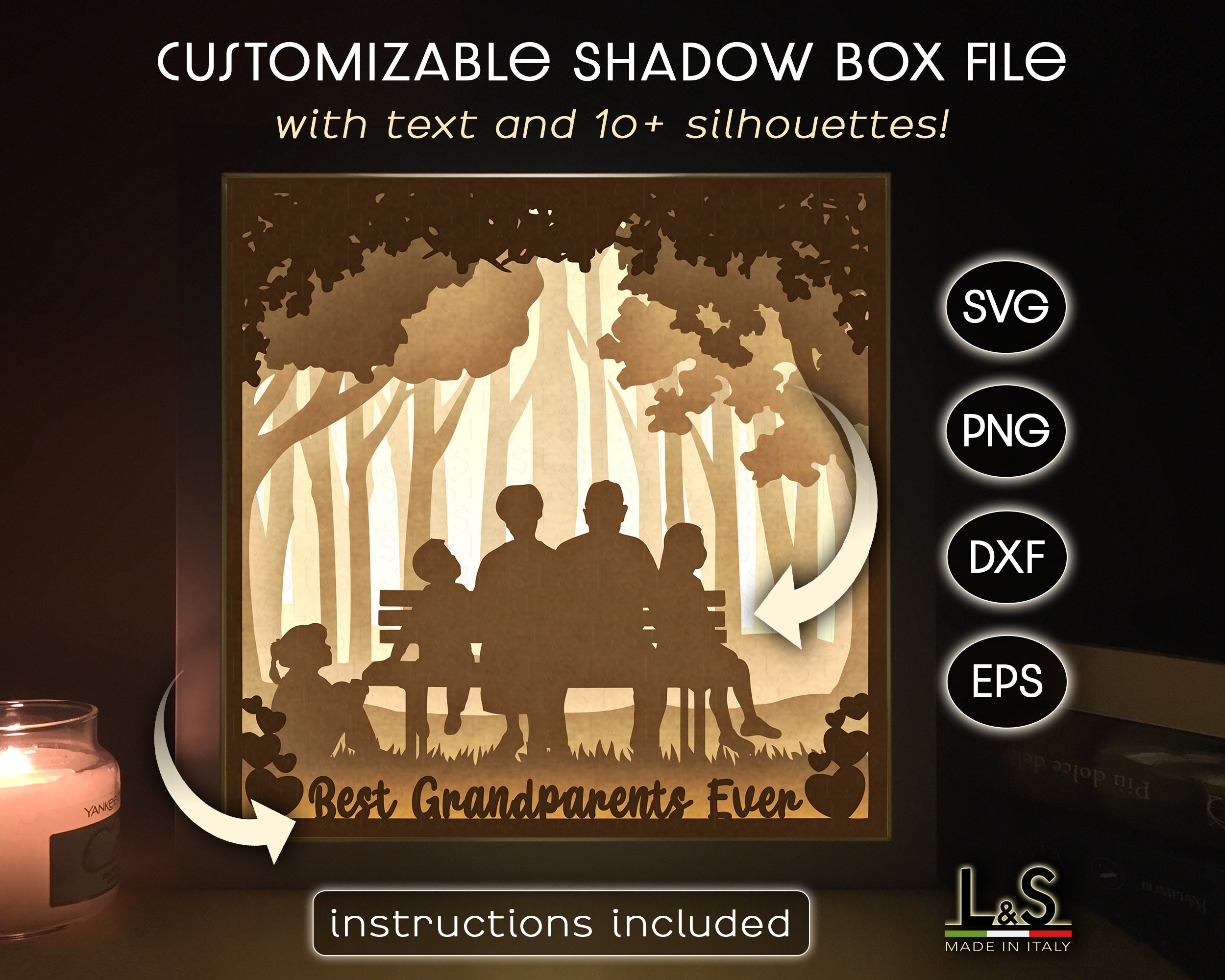 Lighthouse Shadow Box Files, Paper Cut Light Box Template Files, Shadow Box  Paper Cut, 3D Papercut Light Box SVG File DIY, Cutting Cricut 