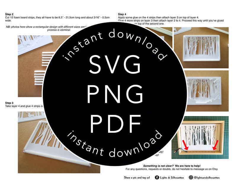 Download 3D Christmas shadow box svg layered Christmas svg files ...