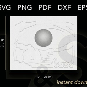 Layered Love Shadow Box Svg File for Cricut, Lighted Shadowbox Svg, 3D ...