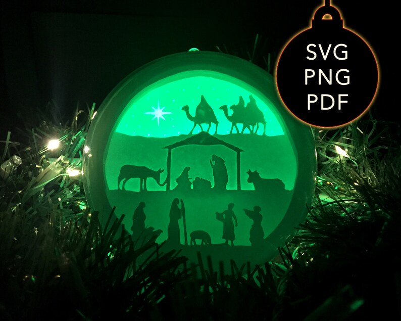 Free Free Layered Nativity Svg 659 SVG PNG EPS DXF File