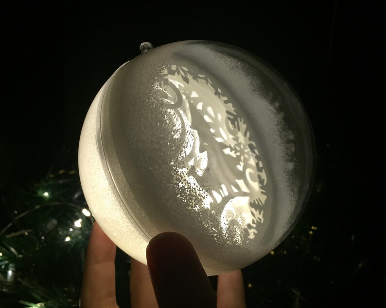 Download Layered Christmas Ornament SVG for Cricut Lighted ...