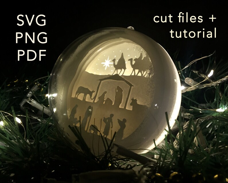 Free Free Layered Nativity Svg 754 SVG PNG EPS DXF File