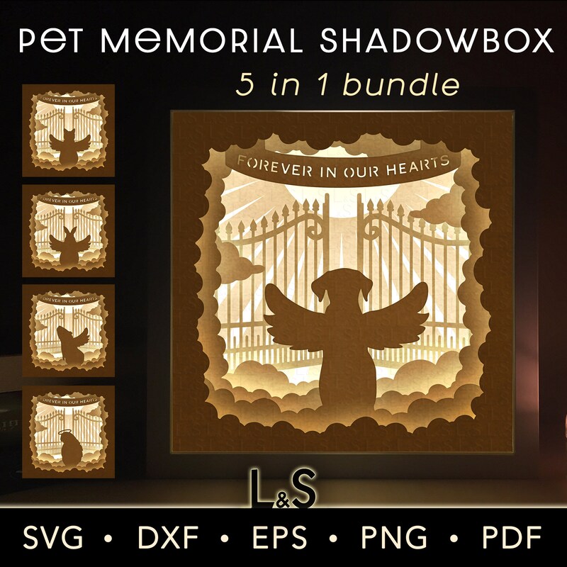 Pet Memorial Shadow Box - Etsy