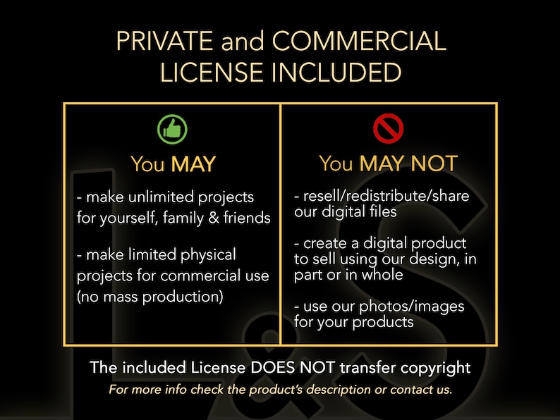 This shadow box template is for personal and commercial use with limitations. Please check out the product's description for more info.