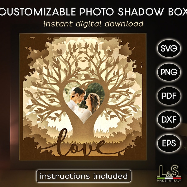 Custom Wedding Lightbox Svg, Personalized Family Shadow Box Svg, Picture Frame Shadowbox, Layered Photo Frame, Valentine Light Box Template Custom Wedding Lightbox Svg, Personalized Family Shadow Box Svg, Picture Frame Shadowbox, Layered Photo Frame, Valentine Light Box Template