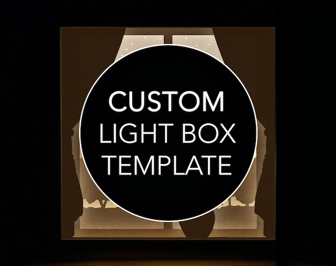 Private - Custom Shadow Box Template for Kaye - Etsy