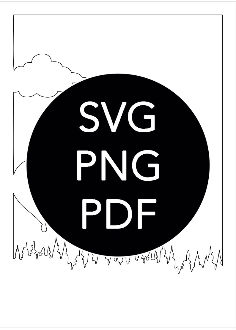 Download Paper cut light box svg Cricut shadow box svg hot air | Etsy