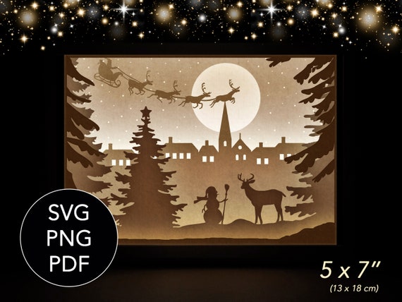 Download Christmas 3d Shadow Box Svg Layered Svg File For Cricut Etsy SVG, PNG, EPS, DXF File