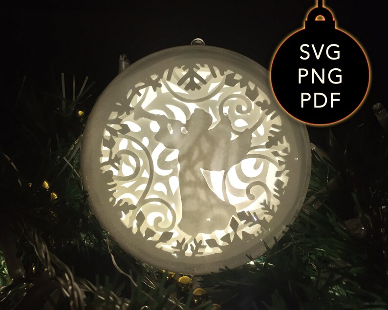 Download Christmas Ornament SVG Bundle 3D Layered Ornaments Shadow ...