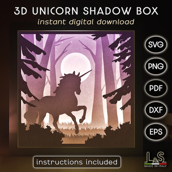 Layered Unicorn Shadow Box Svg Files for Cricut, Paper Cut Light box Template, 3D Shadowbox Svg, Papercut Lightbox Svg, Layered Laser Files Layered Unicorn Shadow Box Svg Files for Cricut, Paper Cut Light box Template, 3D Shadowbox Svg, Papercut Lightbox Svg, Layered Laser Files