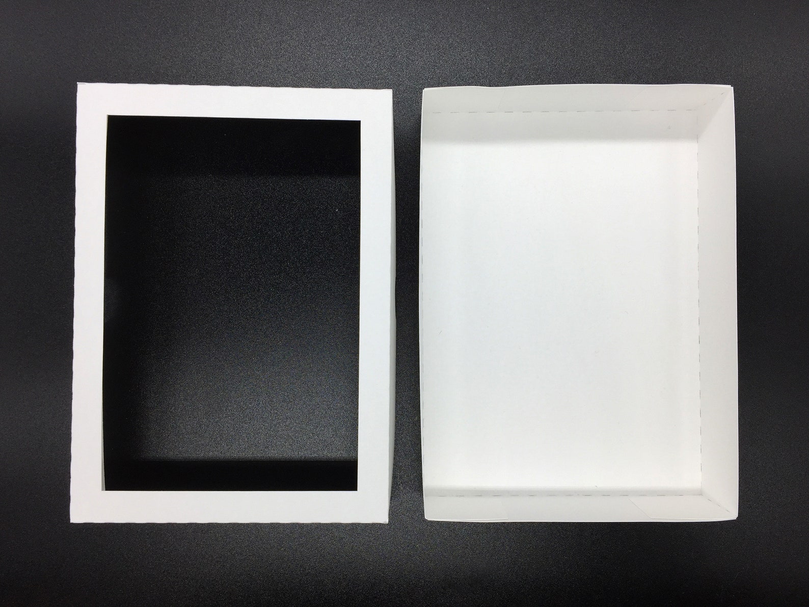 Rectangle 3D Shadow Box Frame Template SVG Silhouette Light Etsy Canada