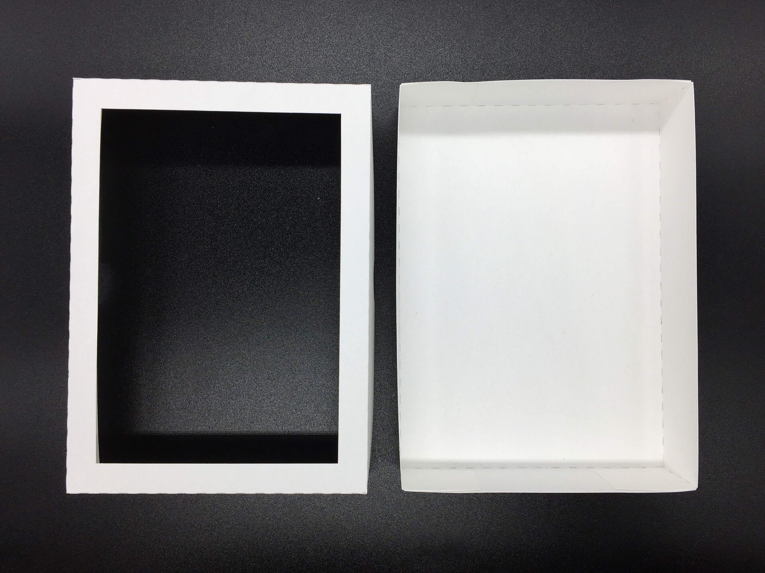 Rectangle 3D Shadow Box Frame Template SVG Silhouette Light | Etsy Canada