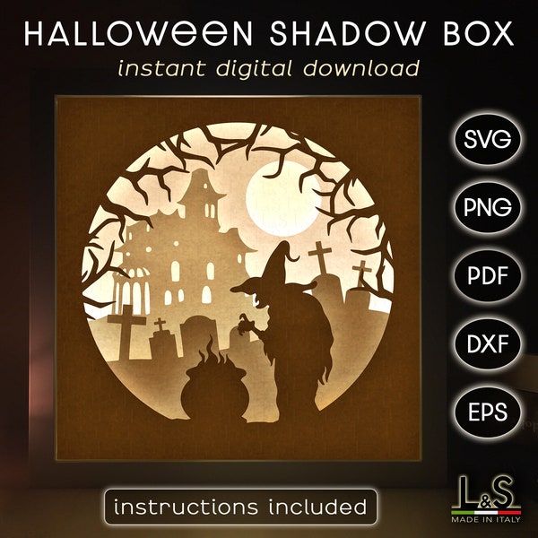 3D Halloween Shadow Box Svg Cricut, Layered Witch Shadowbox Template, Halloween Light Box Svg File, Paper Cut Lightbox Laser Cut File 3D Halloween Shadow Box Svg Cricut, Layered Witch Shadowbox Template, Halloween Light Box Svg File, Paper Cut Lightbox Laser Cut File