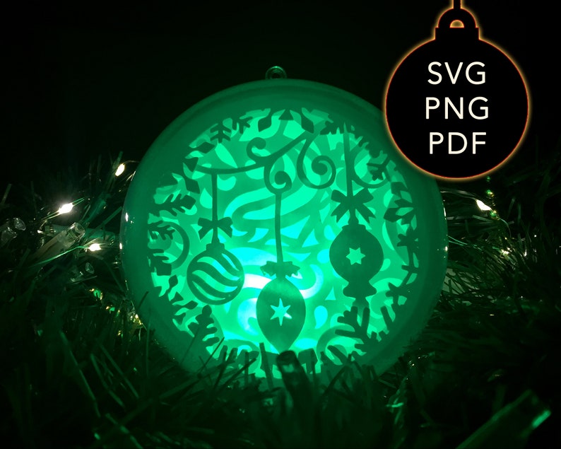 Download Layered Christmas Ornament SVG Cricut 3D Shadow Box ...