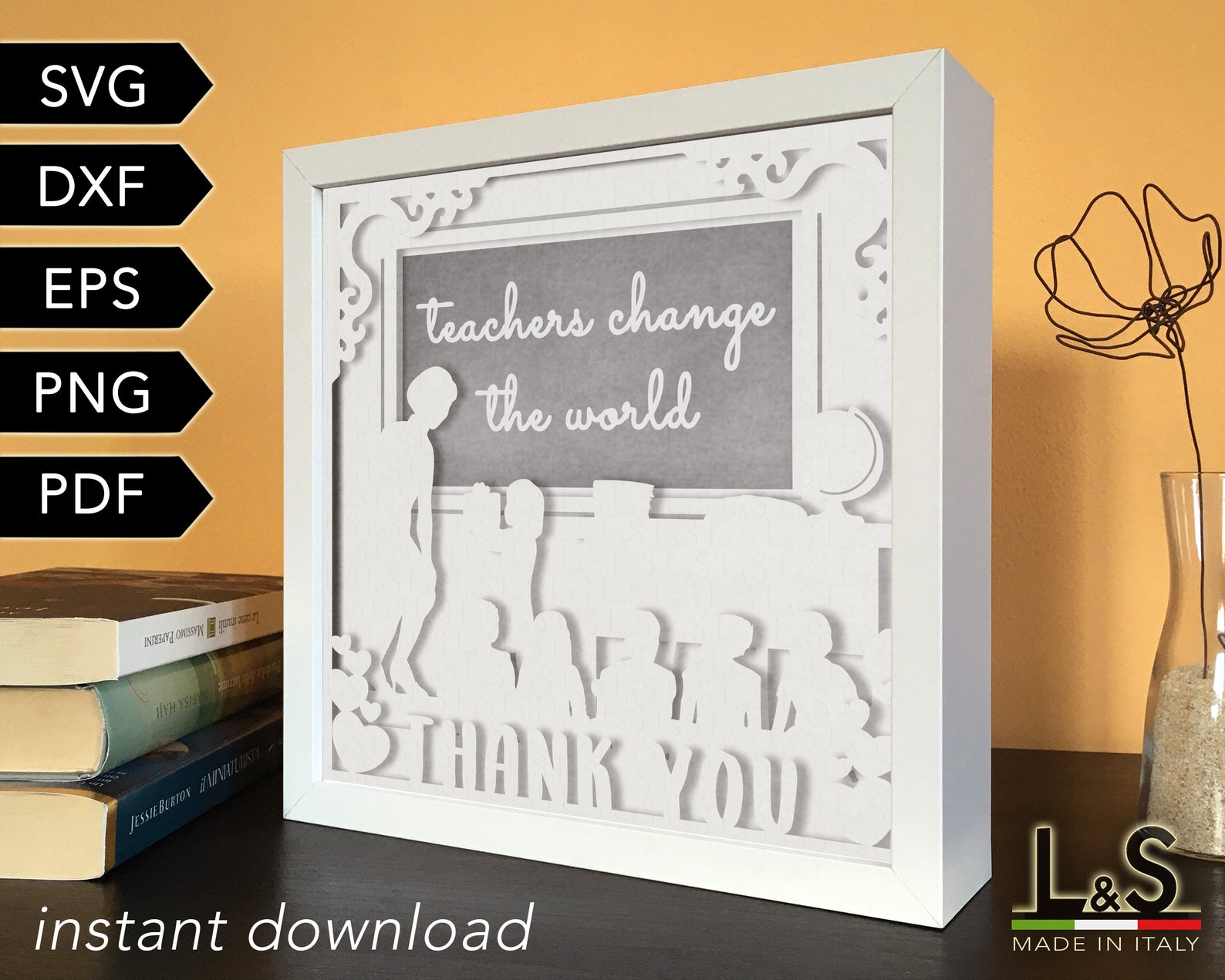 3D Layered Teacher Shadow Box svg Files for Cricut Light Box | Etsy 3D Layered Teacher Shadow Box svg Files for Cricut Light Box | Etsy