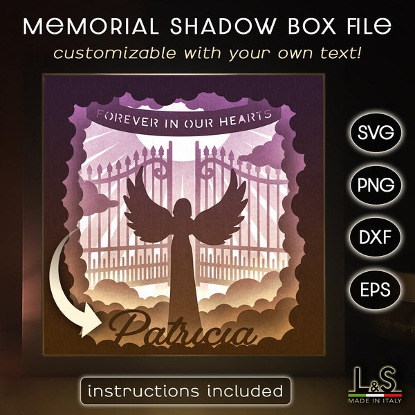 Memorial Shadow Box Mom Etsy