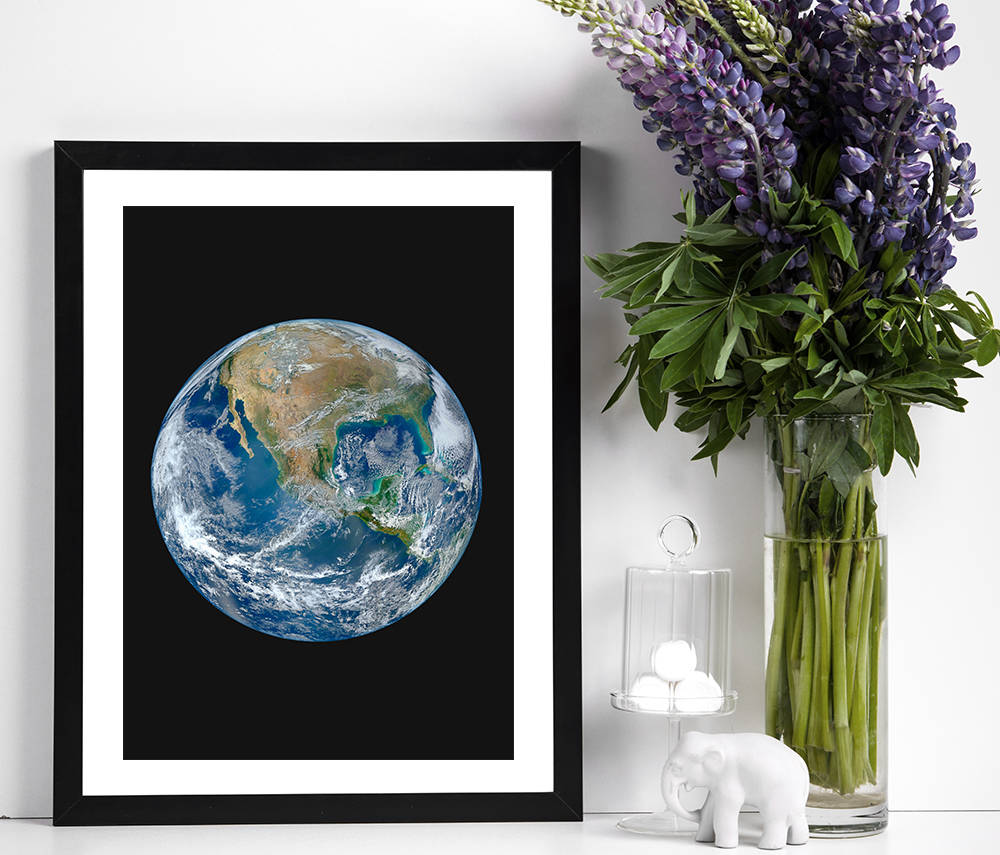 Earth print wall decor prints earth printable home Etsy