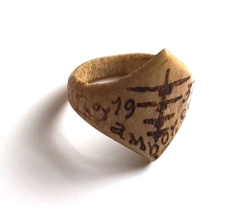 Original Vintage 1937 Scout World Jamboree Deer Antler Ring