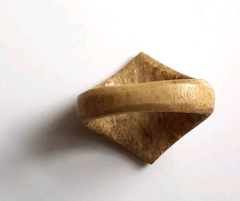 Original Vintage 1937 Scout World Jamboree Deer Antler Ring