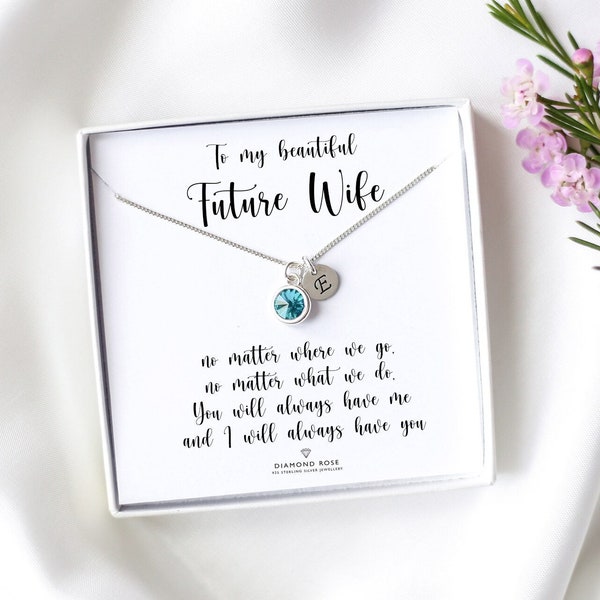 Future Wife Gift, Gift For Fiancee, To My Beautiful Future Wife, Valentine's Day Gift, Anniversary Gift, Soul Mate Necklace, Soul Mate Gift