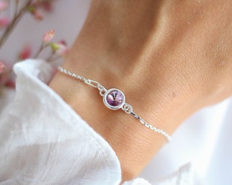 Birthstone Armband, Geburtstag Armband, Geburtstagsgeschenk für sie, Freundin Geschenk, Weihnachtsgeschenk Idee, Frauen Armband, Schwester Geburtstagsgeschenk