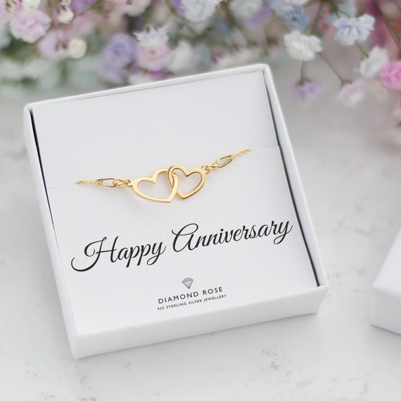 Personalised Anniversary Bracelet | Birthday Bangle | Name Jewellery |  Birthday bracelet, Birthday jewellery, Luxury gift