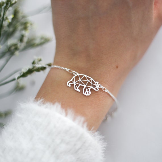 Origami Bear Bracelet Mama Bear 