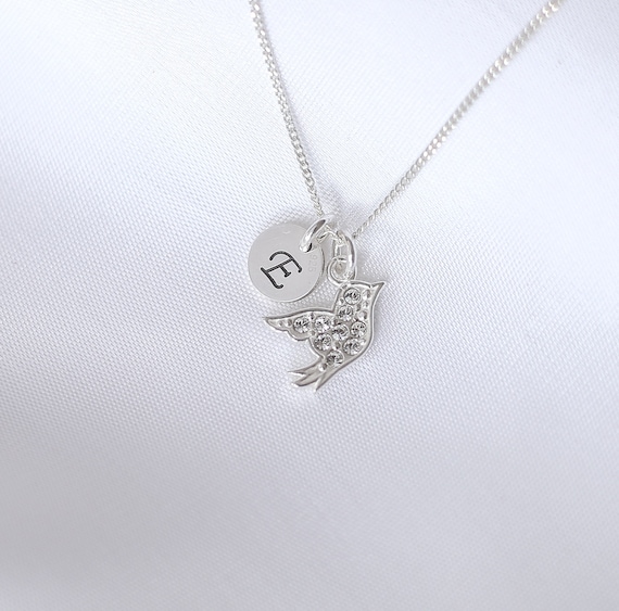 Personalised Swarovski Crystal Bird 