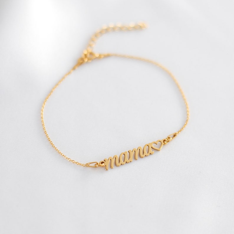 Mama Bracelet Mum Bracelet Mother Gift Sterling Silver Mum Etsy Australia
