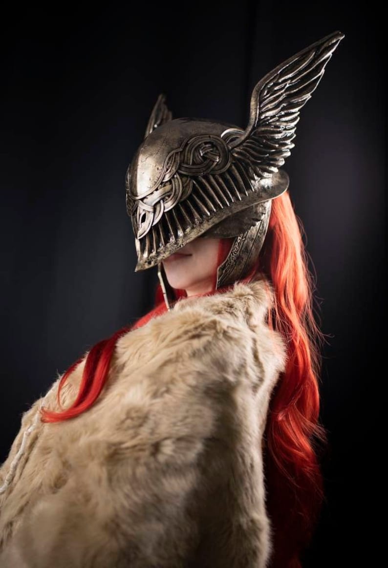 Malenia Valkyrie helmet 3D STL print file image 2