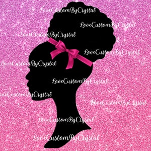 New Afro Doll Silhouette