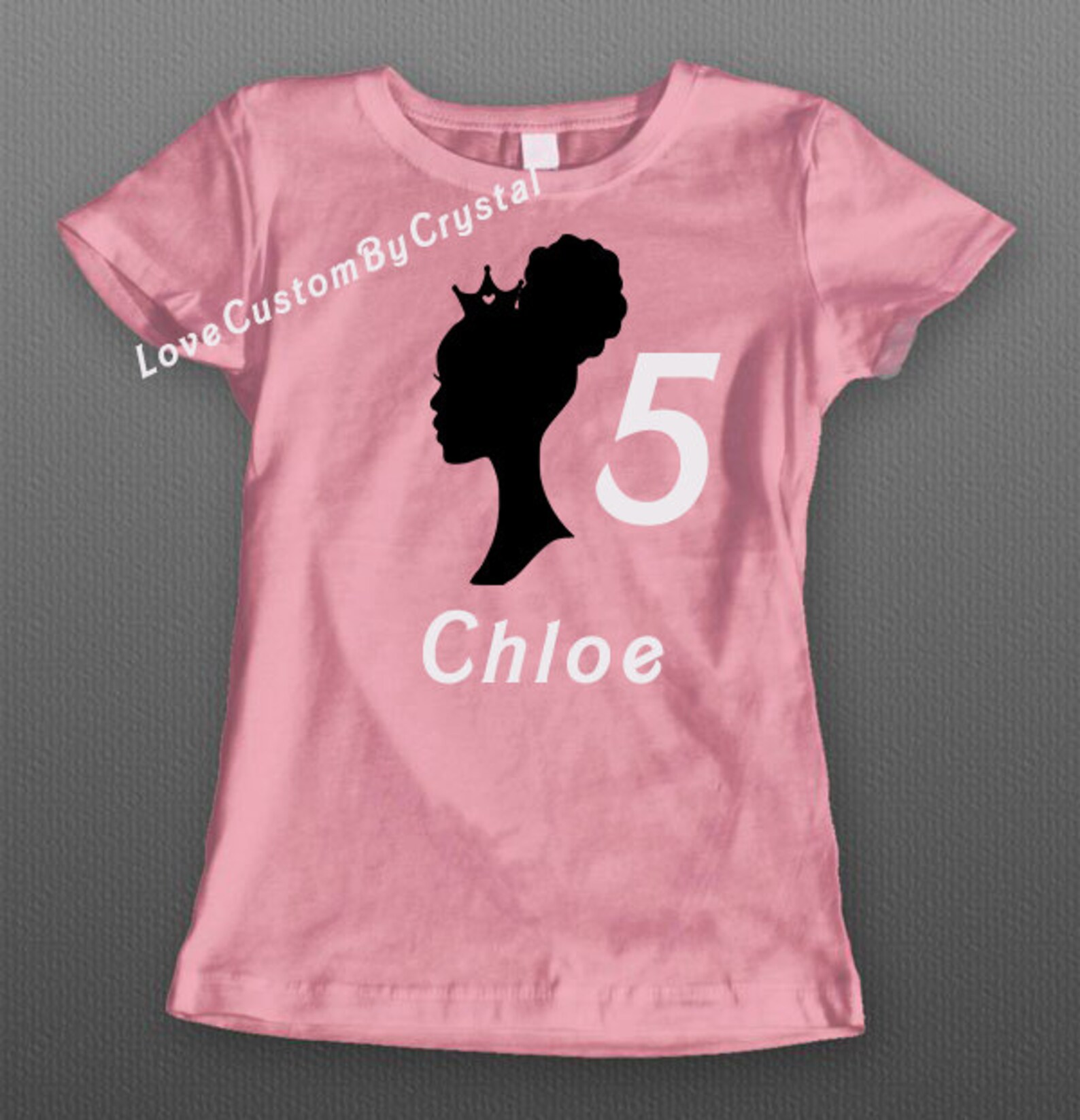 African American Barbie Birthday T-shirt Princess Glitter | Etsy