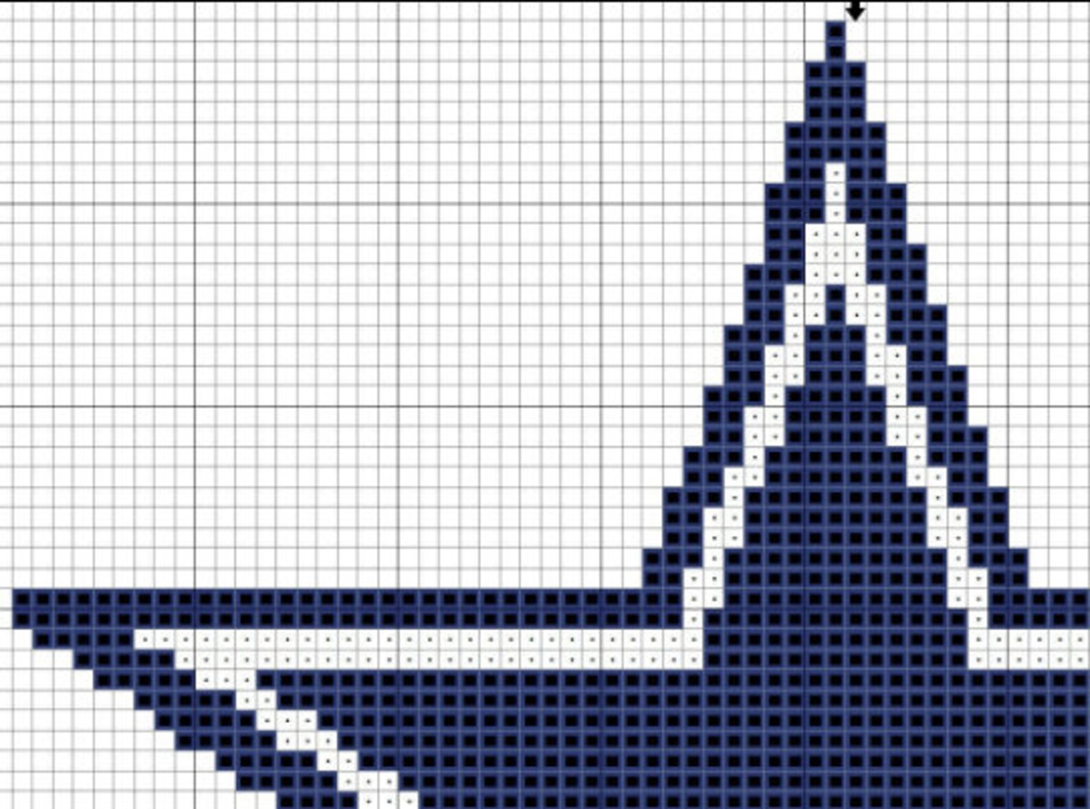 Dallas Cross Stitch Pattern Cowboys Crest Sport Team Mascot Etsy