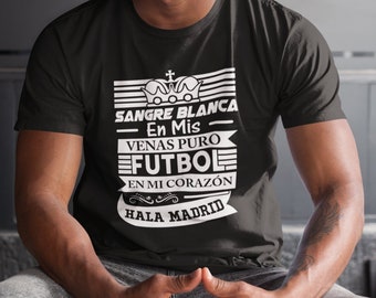 Tipografía del Real Madrid Hala Madrid camiseta camiseta