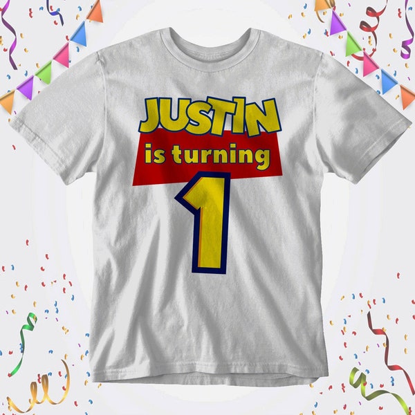 Toy Story character personalized birthday t shirts. Family shirts. Woody Birthday Boy Jesse Birthday Girl