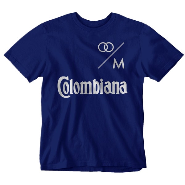 Retro Colombia Millonarios t-shirt - Colombiana Millonarios Camiseta