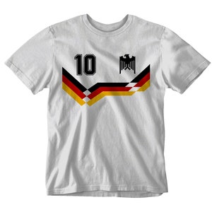 Germany World Cup retro soccer t shirt Italia 90