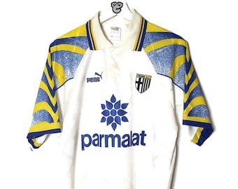 1995-1996当時物 PUMA ヴィンテージ　セリエA　パルマ　ユニフォーム 希少】 90s ヴィンテージ イタリア製 プーマ PUMA 1995－96 AWAY