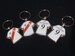 Paolo Guerrero #9 World Cup Russia 2018 Peru soccer jersey keychain party favor. (Can mix pcs) 