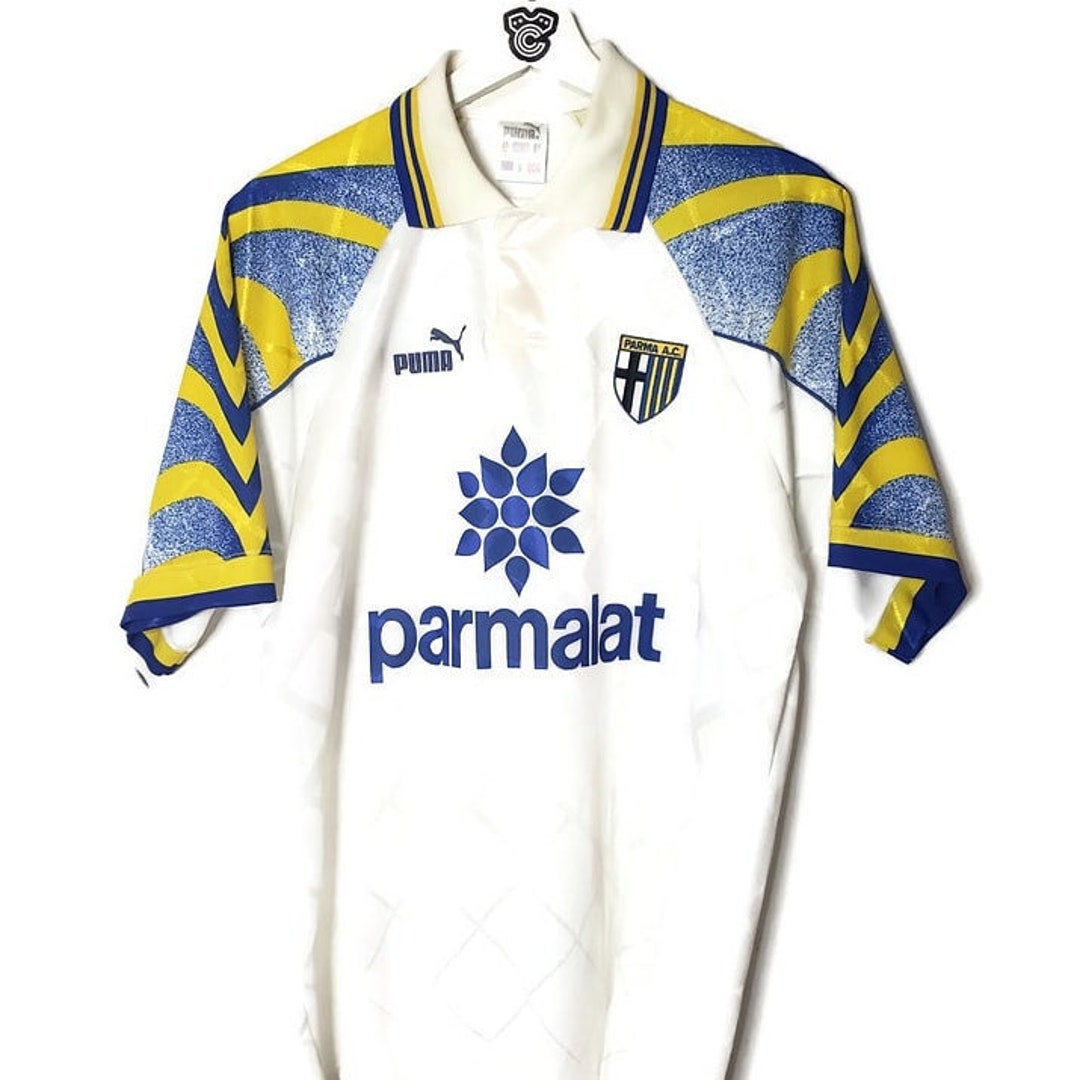 kiwi Recuperar Orgulloso Puma Parma Home Soccer Jersey 1995/1996 Size L Puma Parma - Etsy