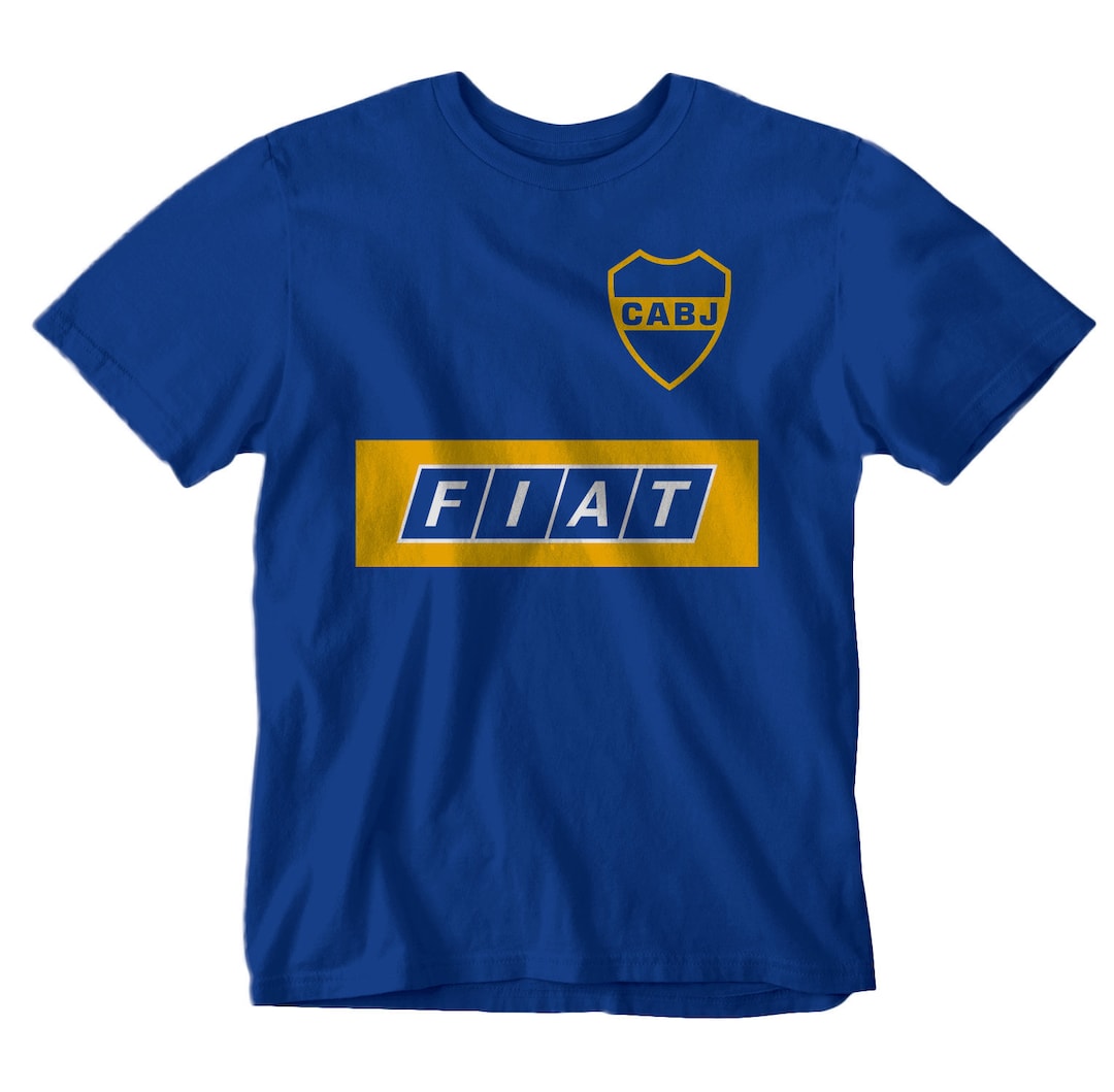 Retro Argentina Boca Juniors T-shirt FIAT Boca Juniors Camiseta