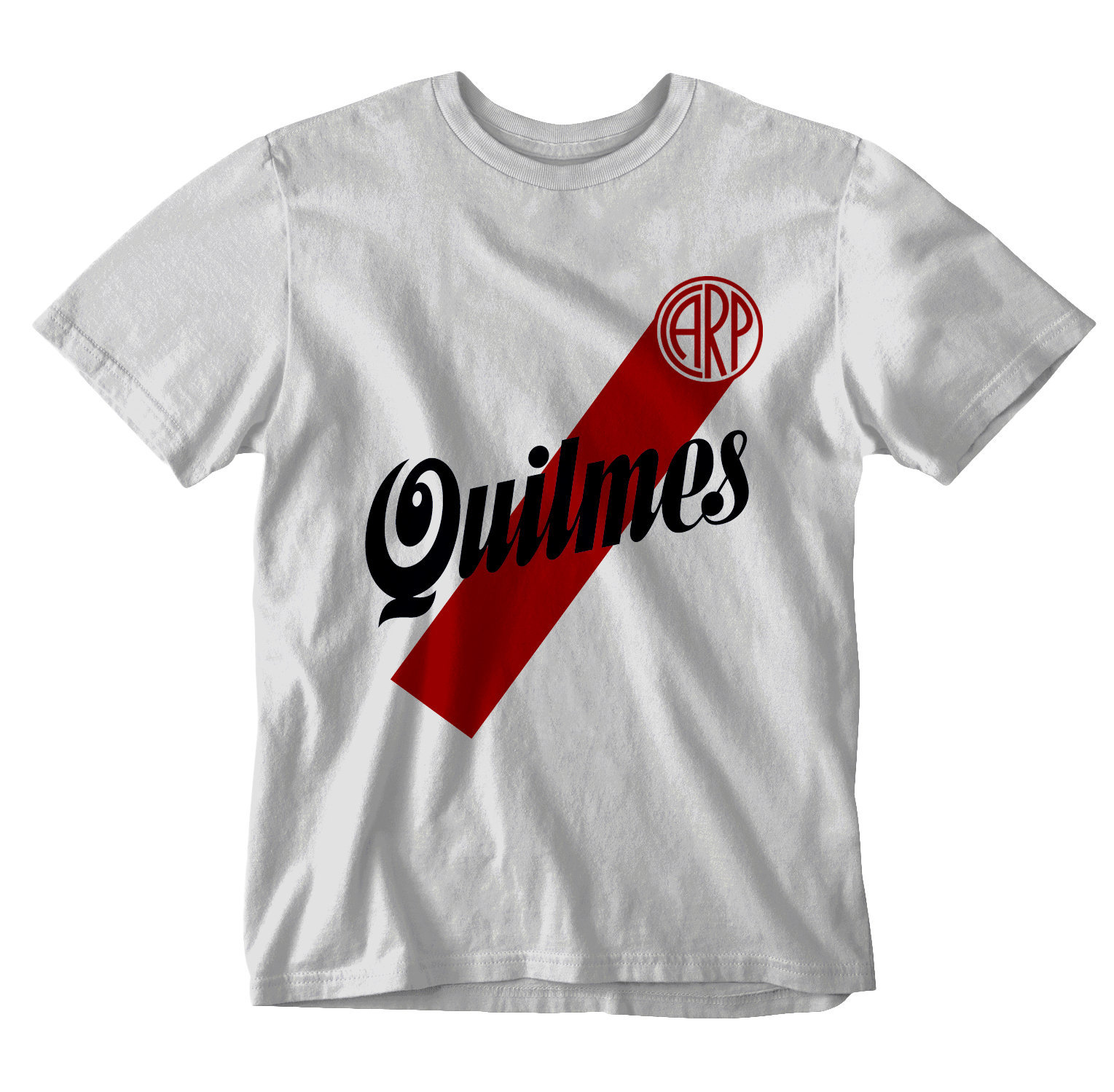 Retro Argentina River Plate T Shirt Quilmes River Plate Camiseta
